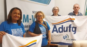 Adufg-Sindicato e Proifes-Federação participam de discussão sobre o fim da contribuição previdenciária para servidores aposentados e pensionistas
