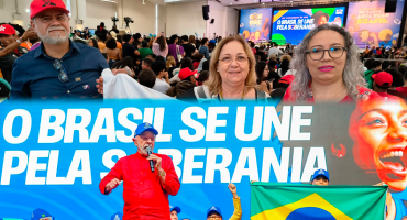 Notícias - Com Lula e lideranças estudantis, Adufg-Sindicato marca presença no 60º Congresso da UNE