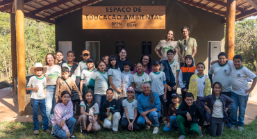 Notícias - RPPN do Adufg-Sindicato recebe estudantes para atividade de educação ambiental