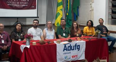 Notícias - Trabalho docente com povos indígenas é tema de debate do Adufg-Sindicato na Cidade de Goiás
