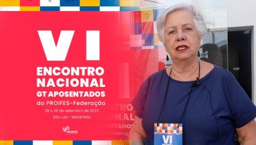 Adufg-Sindicato no VI Encontro Nacional do GT de Aposentados da Proifes-Federação