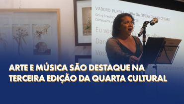 Quarta Cultural : arte e música no Adufg-Sindicato