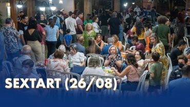 Com programação musical e gastronômica, Sextart reúne centenas do docentes no Adufg-Sindicato