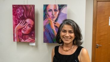 Vernissage da exposição 'Trajetória'