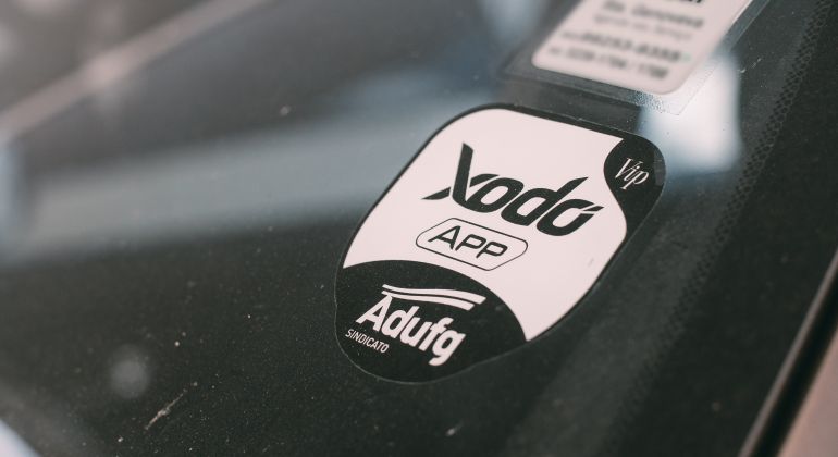 Adesivos do Posto Xodó estão disponíveis para retirada no Adufg-Sindicato