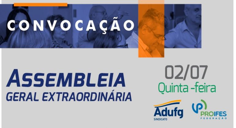 Adufg promove assembleia geral para discutir ensino remoto na próxima quinta-feira (02)