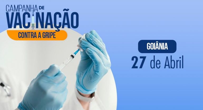 Adufg promove campanha de vacinação contra a gripe para professores de Goiânia no dia 27 de abril