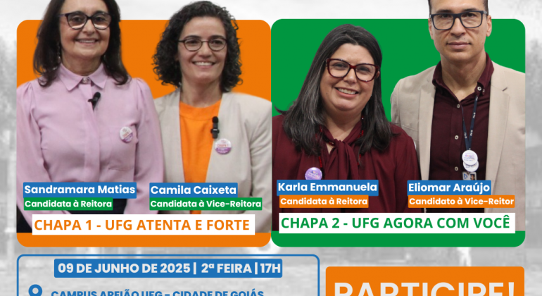 Adufg Sindicato convida docentes e comunidade acadêmica a participarem do 3º Debate à Reitoria da UFG na Cidade de Goiás