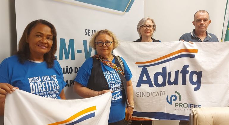 Adufg-Sindicato e Proifes-Federação participam de discussão sobre o fim da contribuição previdenciária para servidores aposentados e pensionistas