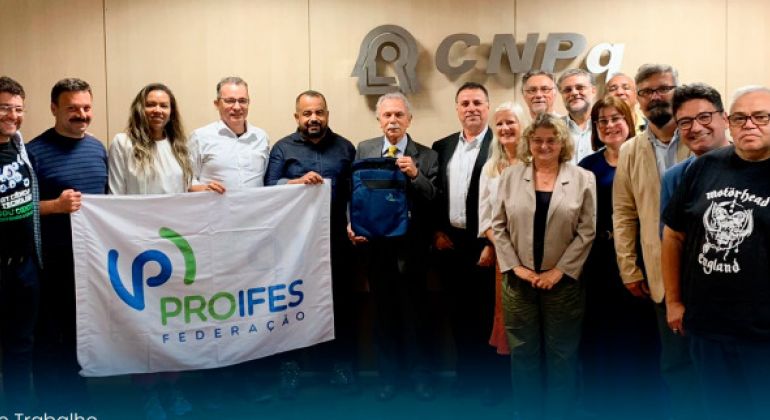 Adufg-Sindicato e Proifes-Federação participam de reunião com presidente do CNPq