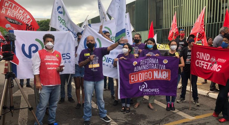 Adufg-Sindicato e Proifes-Federação retomam mobilização contra a reforma administrativa