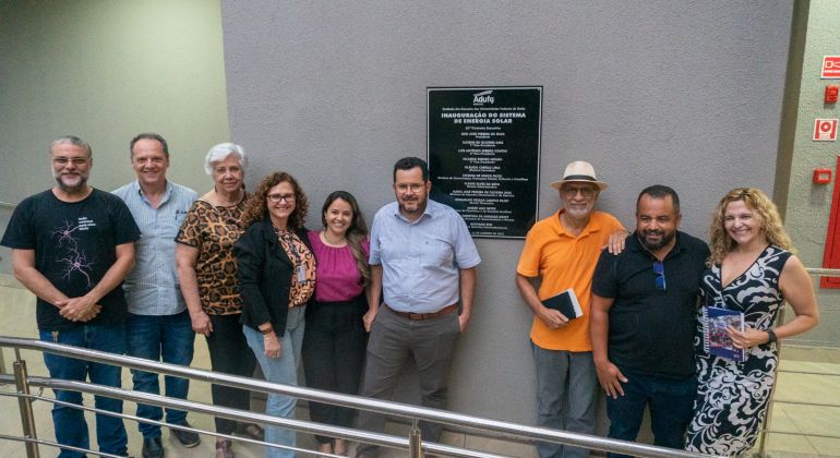 Adufg-Sindicato inaugura sistema de energia solar em sua sede administrativa, em Goiânia