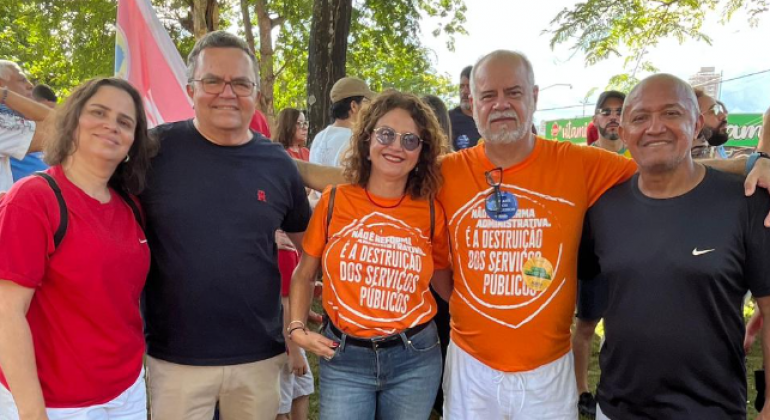 Adufg-Sindicato participa de ato contra anistia aos golpistas