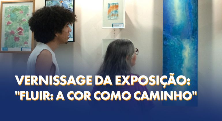 Adufg-Sindicato realiza a vernissage da exposição ‘Fluir: a cor como caminho’