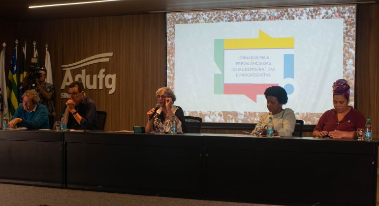 Adufg-Sindicato recebe Jornadas pela Prevalência das Ideias Democráticas e Progressistas