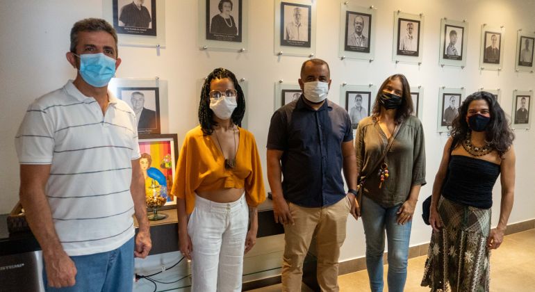 Artistas goianas visitam obras da nova sede administrativa do Adufg-Sindicato
