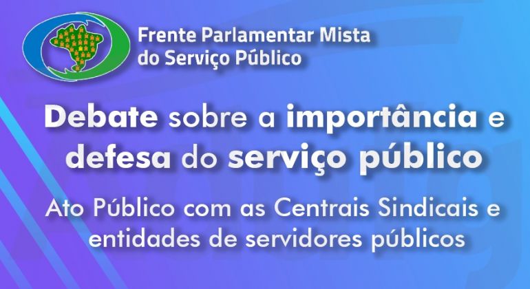 Ato em Brasília defende serviço público