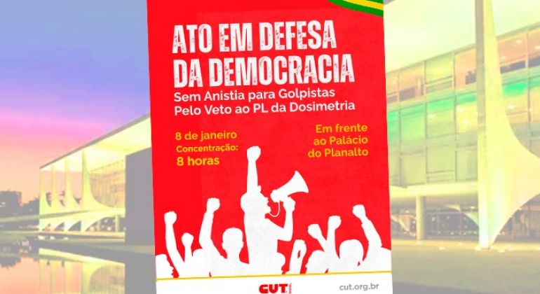 Atos de 8/01 relembram tentativa de golpe e pedem veto ao PL que alivia criminosos