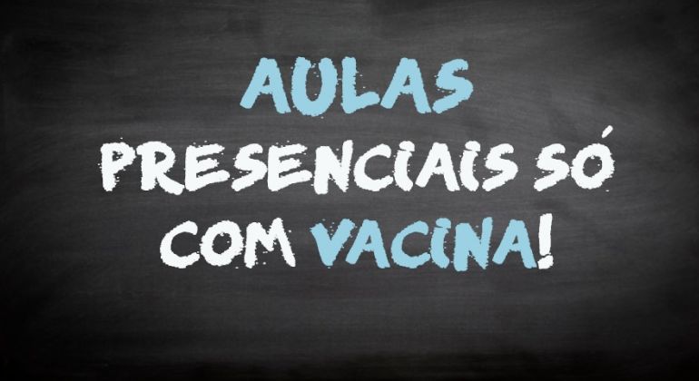 Aulas presenciais só com vacina