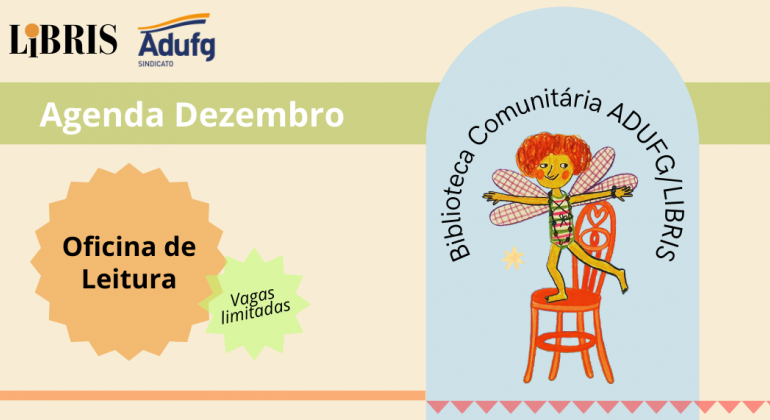 Biblioteca Comunitária Adufg/Libris oferece oficina de leitura para crianças; confira a programação