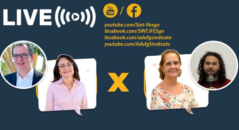 Chapas que disputam Reitoria e Vice-Reitoria da UFG participam de novo debate nesta quarta-feira (02/06)