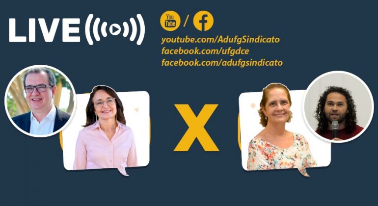 Chapas que disputam Reitoria e Vice-Reitoria da UFG participam de novo debate nesta quarta-feira (19)