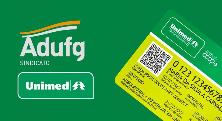 Conveniado Unimed/Adufg: Verifique o vencimento do cartão do seu plano