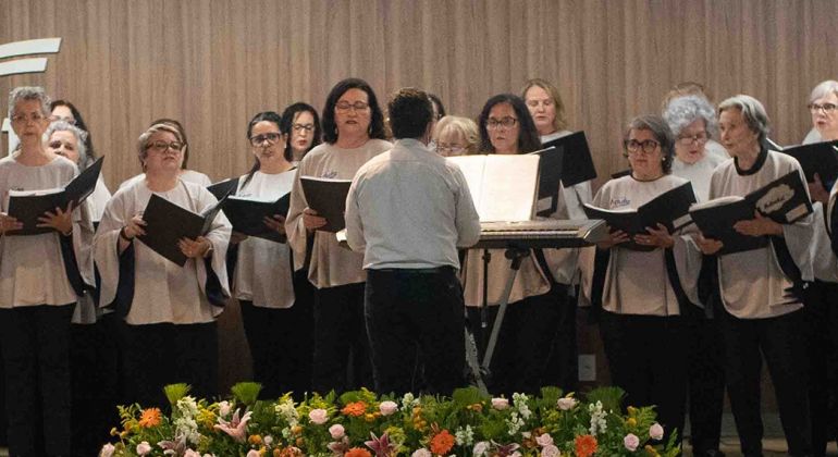 Coral Vozes do Adufg-Sindicato se apresenta em Celebração dos 150 anos da imigração italiana no Brasil
