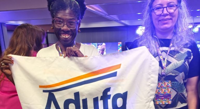 Diretoras do Adufg-Sindicato participam da 5ª Conferência Nacional de Políticas para as Mulheres