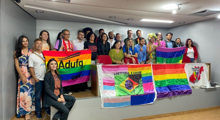 Diretoria do Adufg-Sindicato participa audiência pública sobre LGBTQIA+fobia na Câmara Municipal de Goiânia