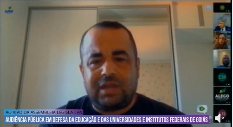 Em defesa da educação e das universidades públicas, Adufg-Sindicato, Associação de Egressos e Egressas da UFG o SINT-IFESgo participam de audiências públicas com deputados estaduais e vereadores