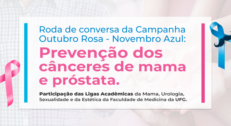 Evento discute prevenção e diagnóstico dos cânceres de mama e próstata