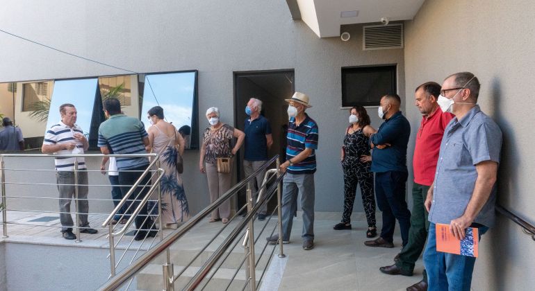 Ex-diretores do Adufg-Sindicato conhecem nova sede da entidade