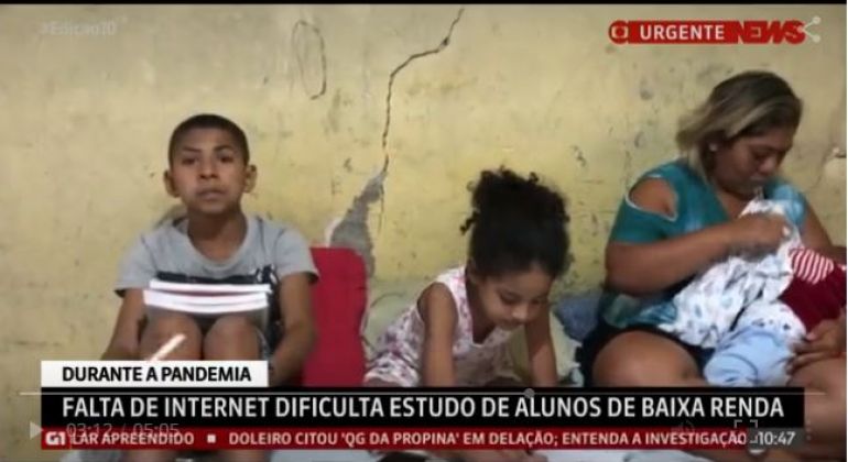 G1: Número de estudantes negros, pardos e indígenas sem atividade escolar durante a pandemia é quase o triplo que de brancos