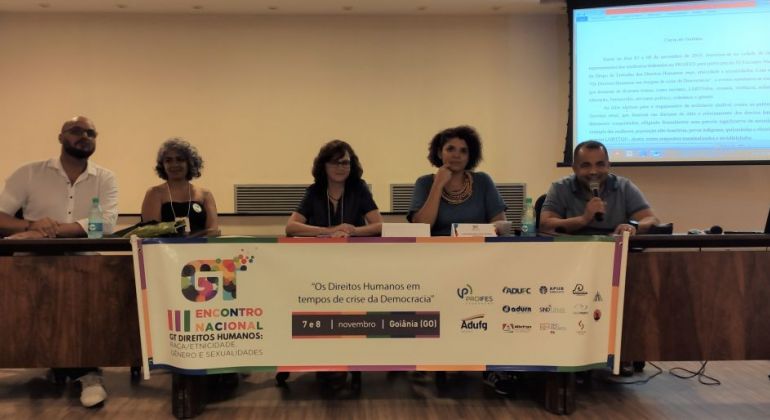 III Encontro Nacional do GT Direitos Humanos do PROIFES se encerra com aprovação da Carta de Goiânia