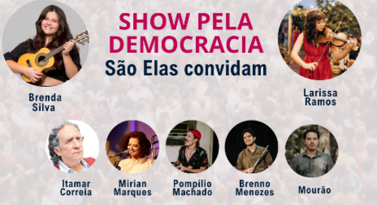 Música popular brasileira e chorinho encerram Jornadas pela Democracia