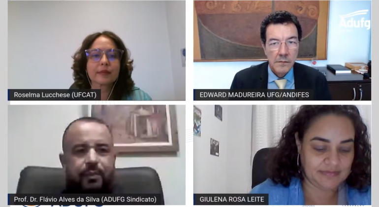 No Ciclo de Debates, presidente do Adufg e reitores criticam corte no orçamento das universidades federais