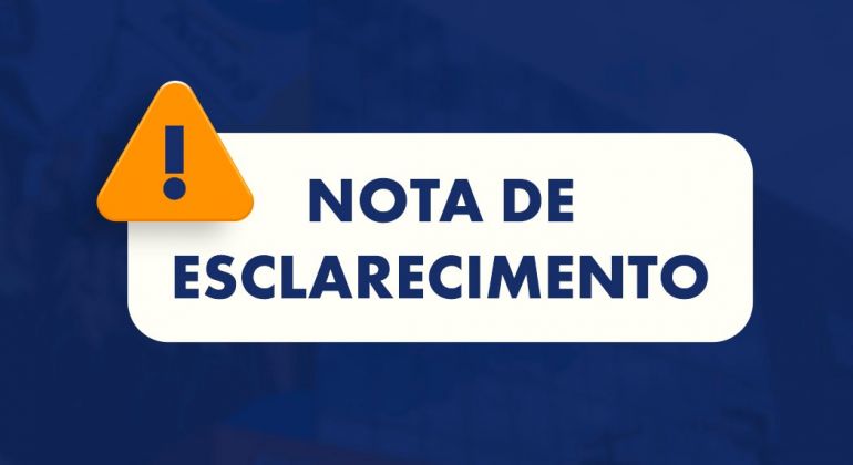 Nota de esclarecimento sobre o lamentávei incidente ocorrido em 9 de dezembro