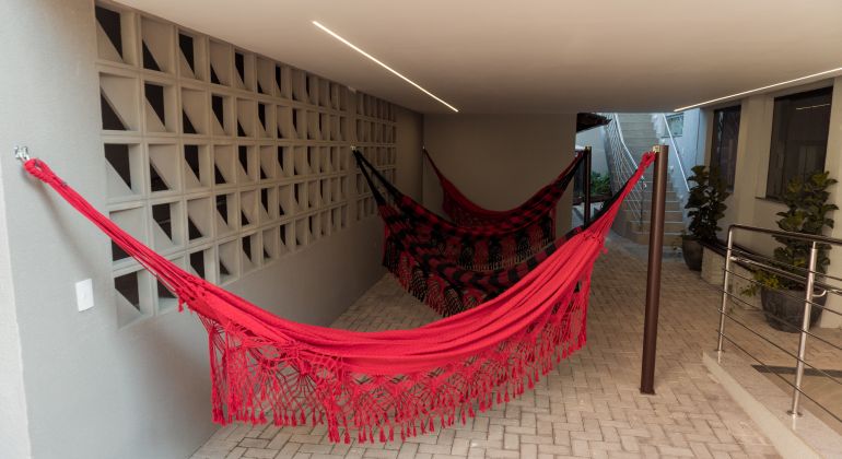 Nova sede do Adufg-Sindicato conta com redário para descanso