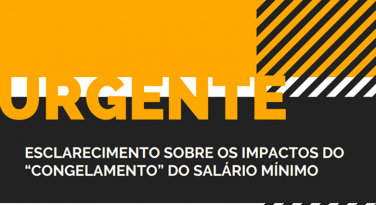 Observatório do Estado Social Brasileiro alerta sobre a proposta do governo de desvincular salário mínimo e aposentadoria da inflação
