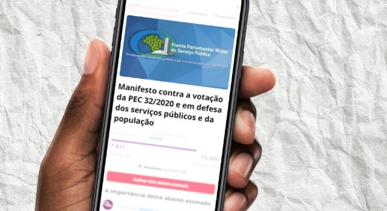 PEC 32/20: saiba como assinar o manifesto contra a reforma que ameaça os servidores e os serviços públicos