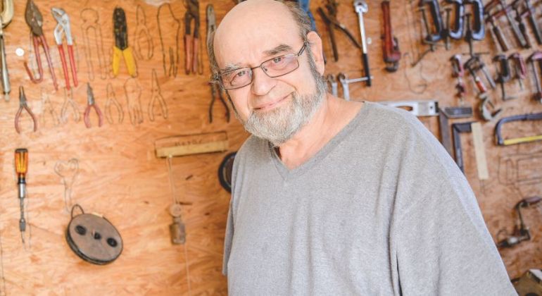 Peter Fischer: sem perder o humor jamais