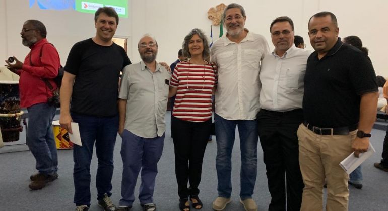 Presidente do Adufg-Sindicato participa de ato na reitoria da UFBA em solidariedade ao professor José Sérgio Gabrielli