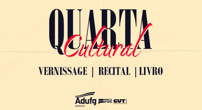 Quarta Cultural de junho terá exposição artística, lançamento de livro e recital de piano