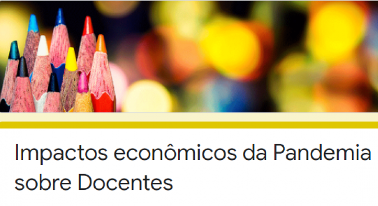 Questionário sobre condições de vida e trabalho dos docentes está disponível