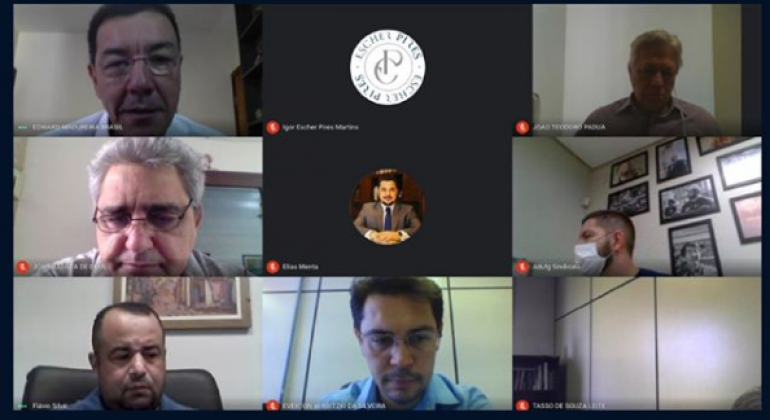 Reunião entre membros do Adufg e da UFG discute questões relacionadas ao ensino remoto