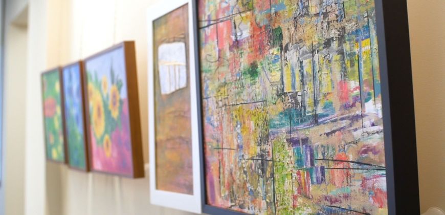 Vernissage da exposição 'Linhas & Tintas'